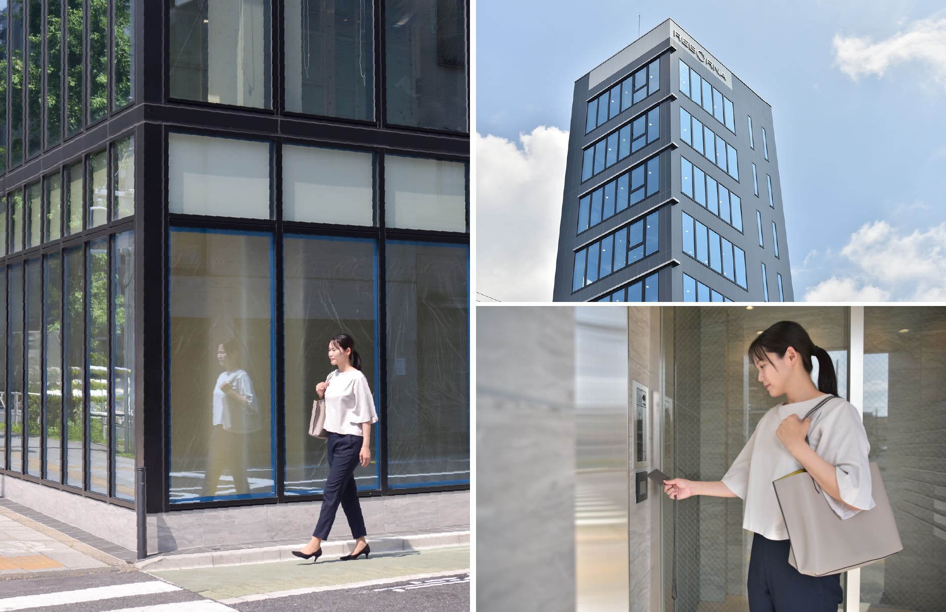 01.セキュリティが整った、洗練されたエントランスで気持ちよく出勤。